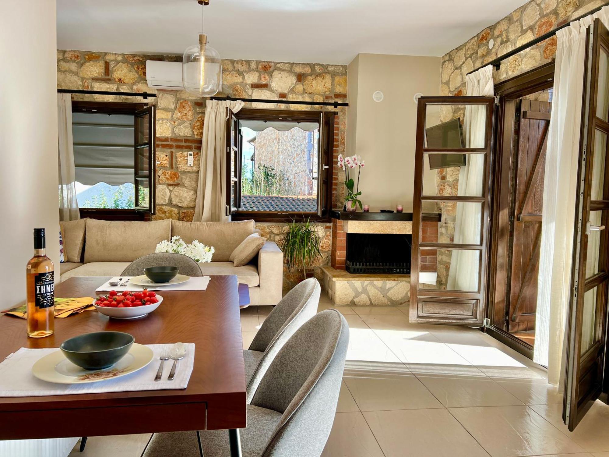 Boutique Stone House Pensionat Psakoudia Exteriör bild